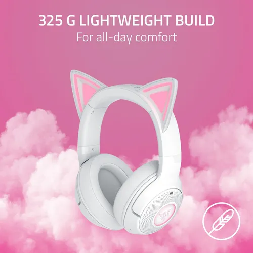 Auriculares Bluetooth Razer Kraken Kitty V2 Rosa Rgb