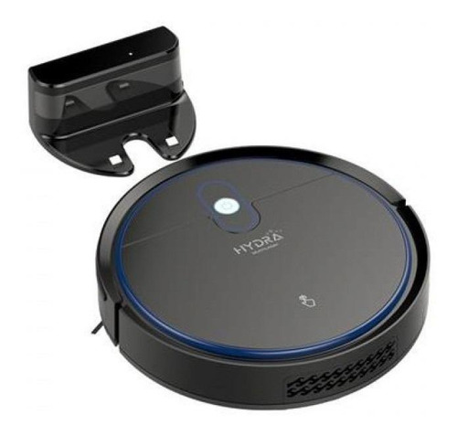 Imagen 3 de 8 de Aspiradora trapeadora robot Multilaser Hydra negra 110V/220V