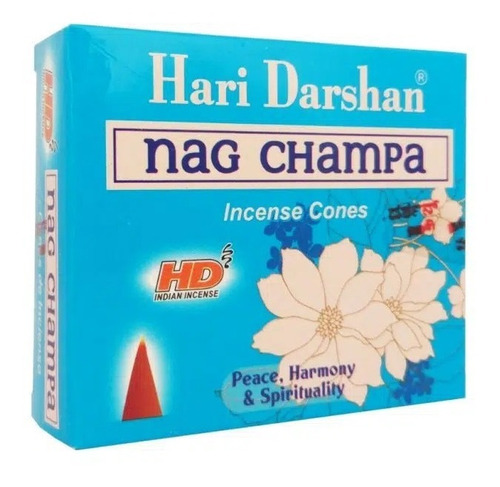 Incienso De Cono Hindú Nag Champa De Hari Darshan. 