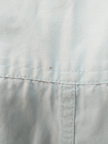 Camisa M Corta Celeste Pálido Talle M De Básicos, Cataleya (Usado)