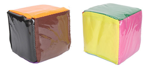 2 Dados Didácticos Para Juegos Didácticos Con Bolsillo Trans