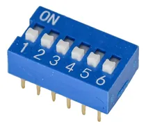 Comprar Dip Switch 6 Posiciones Llaves Interruptores Arduino 1° Htec