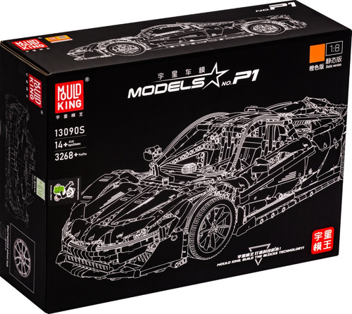 Blocos De Montar Mould King Technic 13090s Mclaren P1 3268 Mclaren P1