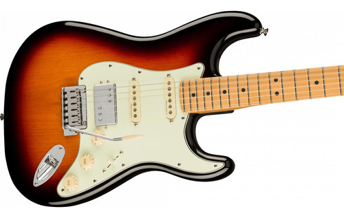 Guitarra Fender Player Plus Stratocaster Hss 3 Tone Sunburst Color 3-Color sunburst Material del diapasón Arce Orientación de la mano Diestro