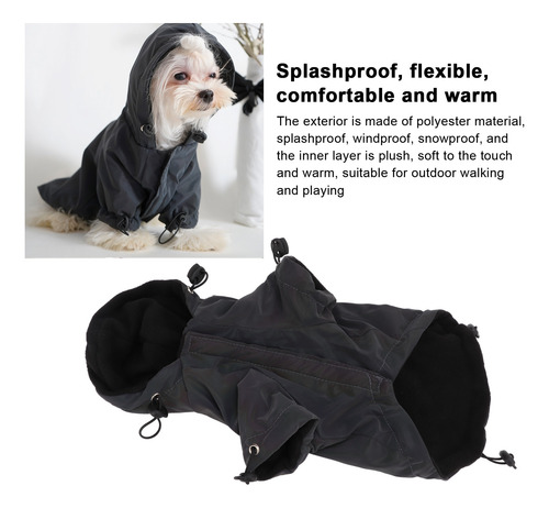 Abrigo Reflectante Para Perros Ajustable A Prueba De Viento