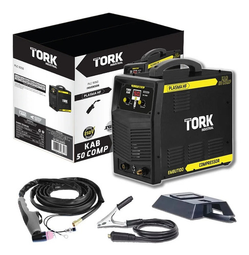 Imagem 2 de 8 de Máquina Corte Plasma 50a C/compressor Embutido Plc9050 Tork