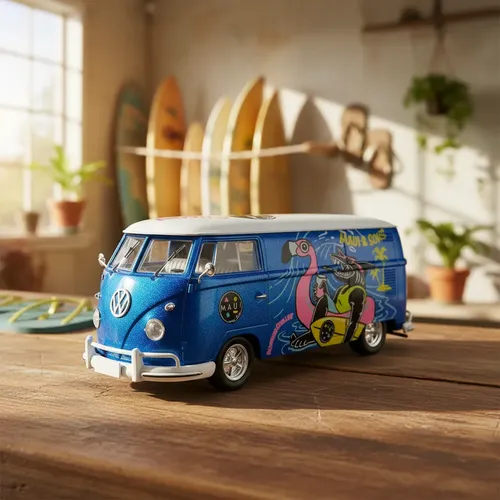 1960 Vw Combi Delivery Van Esc. 1:24 M2 Machines | MercadoLibre