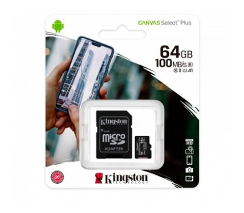 Kit De 25pz -memoria Microsd Kingston Canvas Select 64gb
