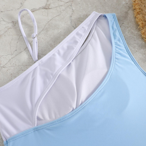 Bikini De Estampado Cómodo A La Moda Para Mujer En Color Lis