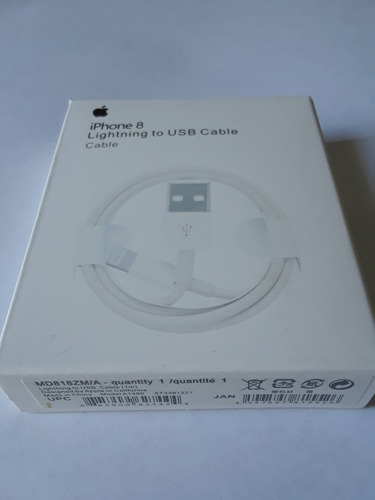 Cable Cargador iPhone 5 Usb Apple iPhone 5 5s 6 6s 7 8 X Ctf