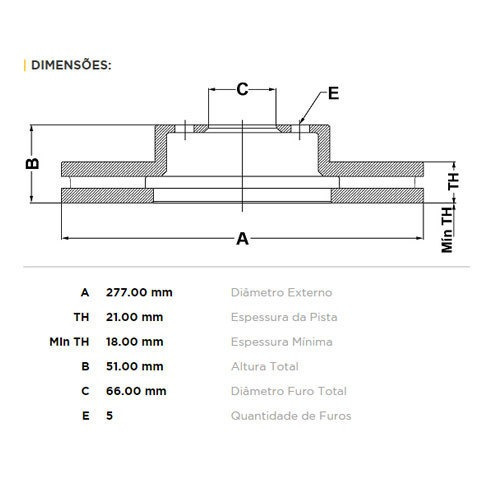 Disco De Freio Slotado Dianteiro Para Land Rover Freelander