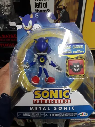 Mundo Kids - BONECO SONIC - METAL SONIC Boneco Sonic The Hedgehog