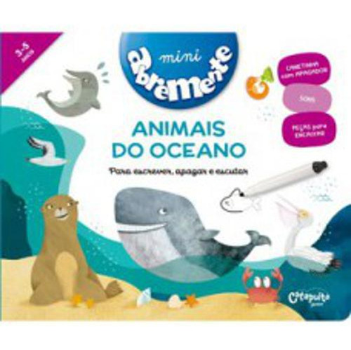 Livro Abremente Mini Animais Do Oceano