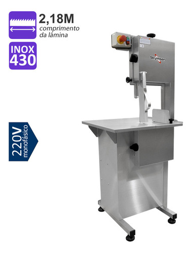 Serra Fita Para Ossos 2,18m Aço Inox 304/430 Sl-218 Skymsen