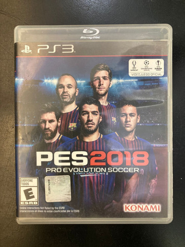 Pro Evolution Soccer 2018 Standard Edition Konami Ps3 Físico