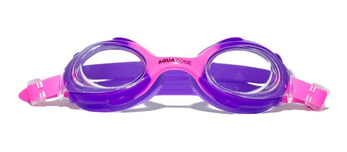 Imagen 6 de 6 de Goggle Az Gummy 6325-1 Junior Claro/morado/rosa