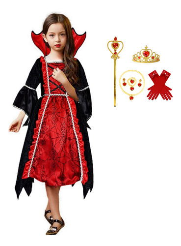 Disfraz De Vampiro De Carnaval De Halloween Hecho A Medida P