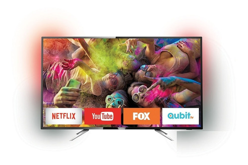 Smart Tv 4k 55 Philips Con Ambilight 55pug6212/77 18 Cuotas