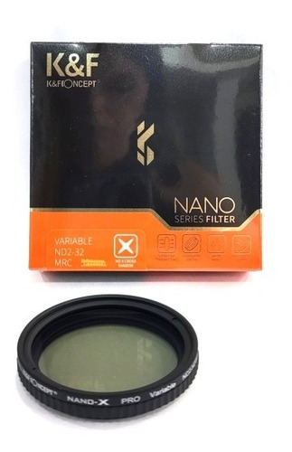 Filtro Variable 46mm  K&f Concept Nano-x  Nd2-nd32 