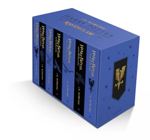 Harry Potter Ravenclaw House Editions Paperback Box Set, De Rowling, J. K..  Editorial Bloomsbury Publishing, Tapa Dura En Inglés, 2022