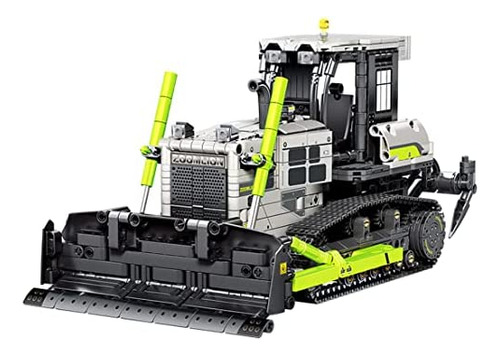 Kit De Edificios Diyiv Bulldozer, Modelo De Vehículo De Inge