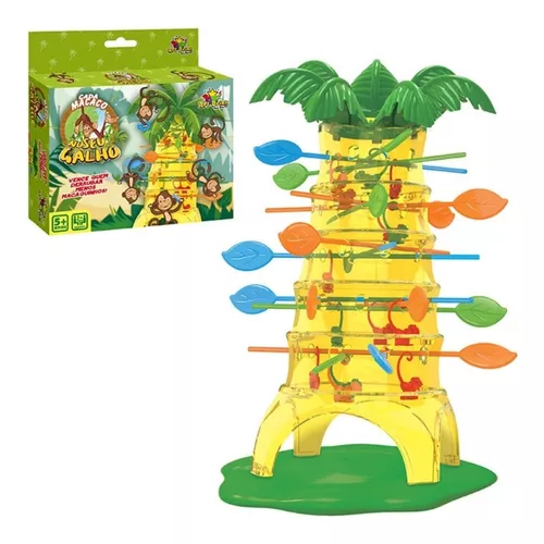 Jogo De Tabuleiro Pula Macaco Original Estrela + Brinde