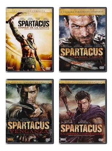 Spartacus Serie Completa Box Temporadas 1 2 3 4 Dvd Selladas