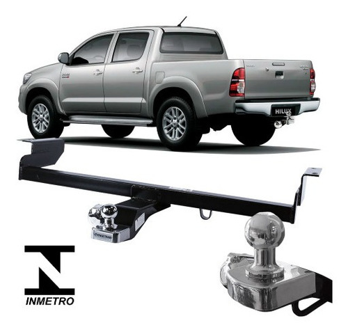 Rabicho Toyota Hilux Cd 2005 A 2021 Tração 1000 Kg