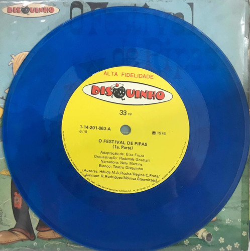 Compacto Vinil O Festival De Pipas - 1980 - Mv (Usado)