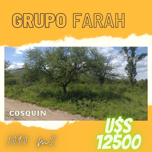 Lote Cosquin  1090 Metros2 - A 200 Metros Del Balneario 