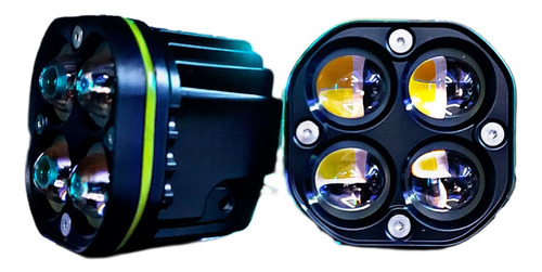 Par Faro Led Dually Squadron Lupa Dual Color 3 PuLG. 9000lm