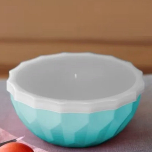 Imagen 3 de 7 de Pack 4 Bowl Mediano Ensalada Postre Compotera Tapa Hermética