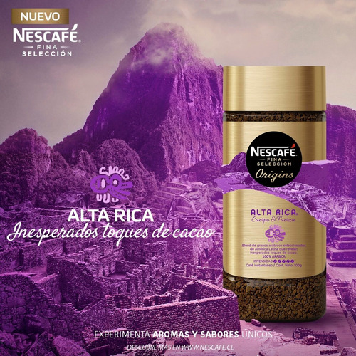 Café Nescafé® Fina Selección Alta Intensidad 100g Pack X3