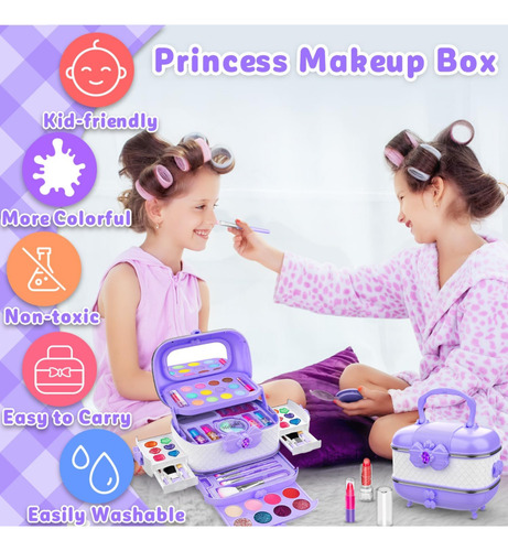 Kit Maletín Maquillaje Diy Makeup Infantil Niña Set