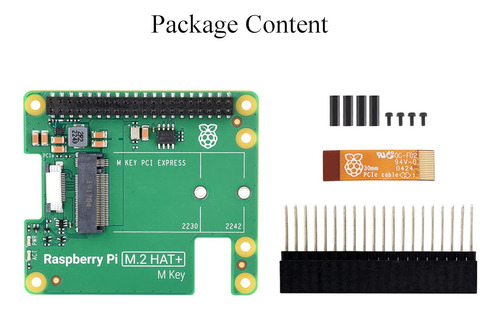 Adaptador Ssd M.2 Hat P/ Raspberry Pi 5 Ueekkoo