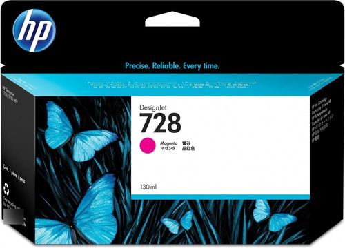  Tinta Hp Lf 728 Designjet Magenta 130ml