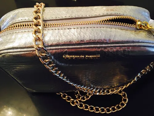 Victoria s Secret Cartera Plateado Dorado Fashion Show Paris
