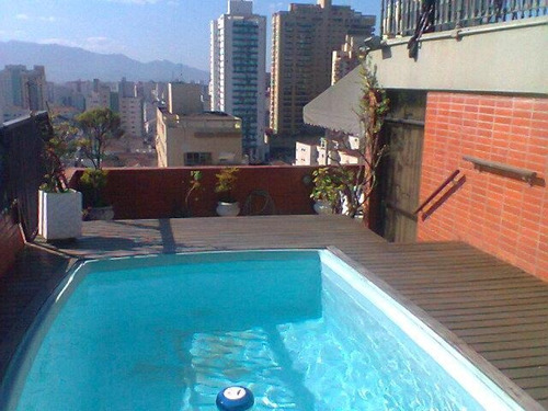 Imagem 6 de 12 de Linda Cobertura De Frente Ao Mar - 260 Metros - 3 Garagens - Praia Do Embaré - Co0014