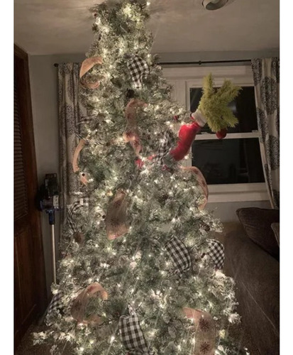 Adornos De Árbol Con Patas De Peluche De Elfo Pegadas