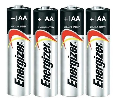 Imagen 2 de 4 de Pila Alcalina Aa Energizer Blister X4 Bateria