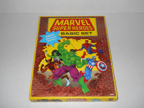 Marvel Super Heroes Basic Set Juego Tsr 1991 +++ (Usado)