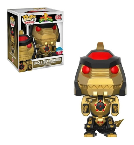 Funko Pop Black & Gold Dragonzord 535 Toy Tokio Nuevo 2017