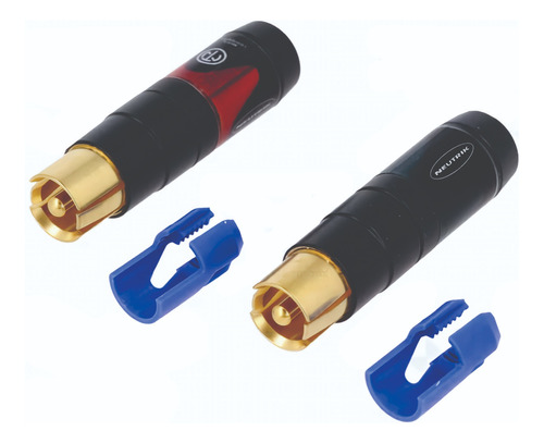 Par De Conectores Rca Neutrik Fl-9494 High End