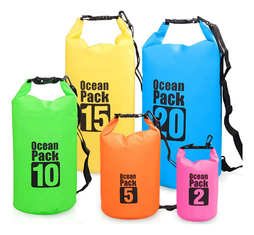 Bolsa Impermeável Resistente 5 Litros Camping Aventuras