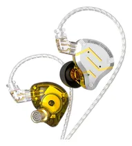 Comprar Audifonos Kz Con Cable Abatible, Driver Multiple, Dorado