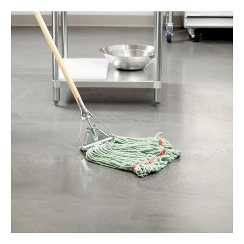 Mop Web Foot Shrinkless Rubbermaid Mediano, Color Verde