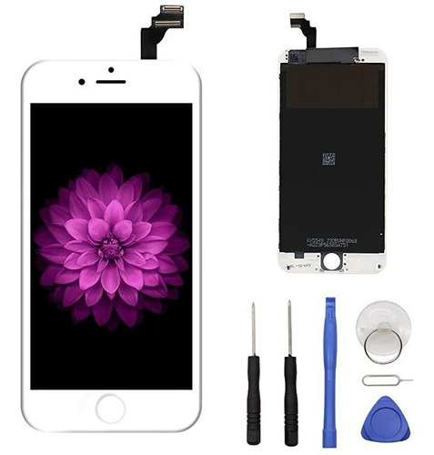Blanco Para El iPhone 6 4,7 Pulgadas Lcd Reemplazo De La Pan