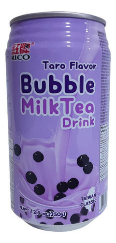 Bebida Te Burbuja De Leche Con Sabor A Taro 350gr Rico