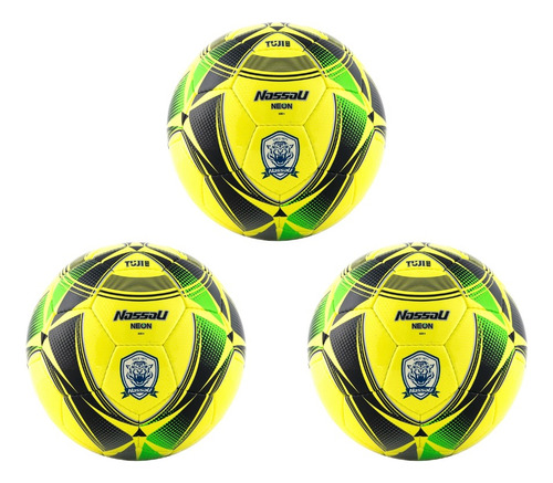 Pack 3 Pelotas Futbol 5 Nassau Tuji Futsal Baby Sala Nro 4