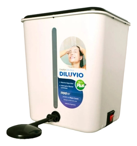 Calefón Eléctrico Ducha Plástico 25l Diluvio Plus Maschwitz